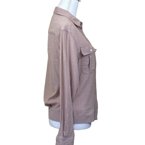 Reiss Junie top, blush, small, understated, classic, elegant, minimalist - Picture 2 of 6